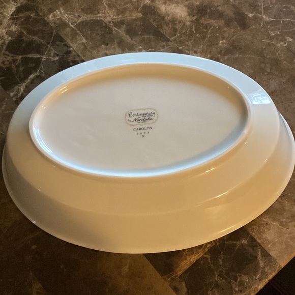 Noritake Vintage Contemporary Fine China Oval Serving Bowl - Picture 5 of 6
